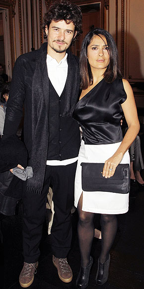 ORLANDO BLOOM AND SALMA HAYEK photo | Orlando Bloom, Salma Hayek