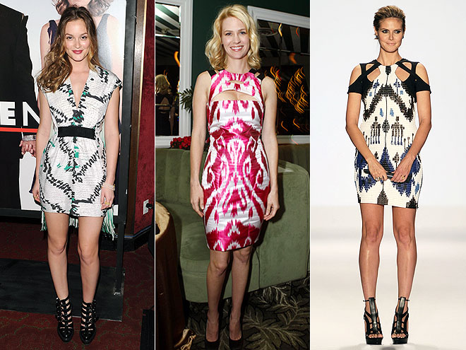 IKAT DRESSES photo | Heidi Klum, January Jones, Leighton Meester