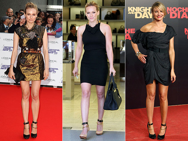 CHAIN STRAP SHOES  photo | Cameron Diaz, Diane Kruger, Hilary Duff