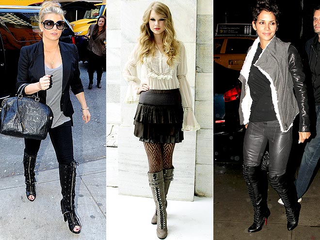 LACE-UP BOOTS photo | Halle Berry, Jessica Simpson, Taylor Swift