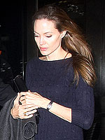 Sweater Dress | Angelina Jolie