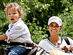 Halle Berry Takes Nahla for a Pony Ride | Halle Berry