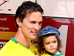 Matthew McConaughey and Son Levi Celebrate the World Cup | Matthew McConaughey