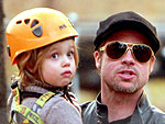 Brad Pitt Takes Daughter Shiloh on a Zipline in Budapest | Brad Pitt