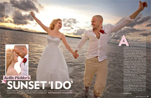 Kellie Pickler's Sunset 'I Do'