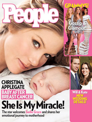  photo | Babies, Miracle Babies, Christina Applegate Cover, Young Hollywood Moms, Christina Applegate, Jennifer Lopez, Kate Middleton, Nicole Kidman, Prince William, Rihanna