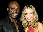 Heidi & Seal Steal PDA at Emmy Bash | Heidi Klum, Seal