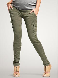 maternity khaki cargo pants