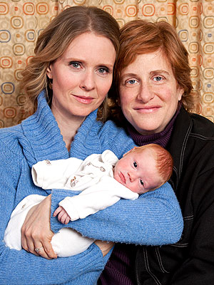 cynthia nixon partner. Cynthia Nixon Introduces Son