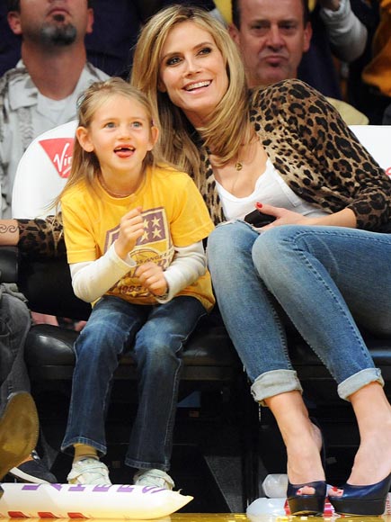 COURTSIDE CUTIES photo | Heidi Klum