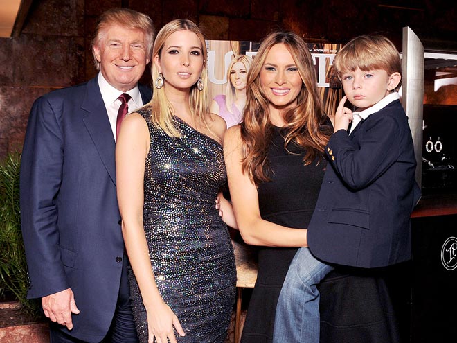 BARRON TRUMP photo | Barron Trump, Donald Trump, Melania Knauss, Melania Trump