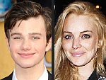 Glee's Chris Colfer Meets Lindsay Lohan at the Chateau Marmont | Chris Colfer, Lindsay Lohan
