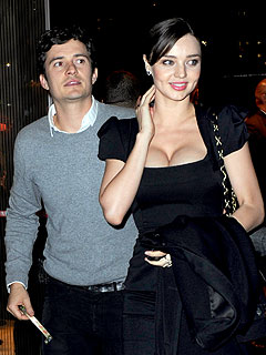 Couples Watch: Orlando Bloom Dotes on Miranda Kerr at N.Y.C. Party | Miranda Kerr, Orlando Bloom