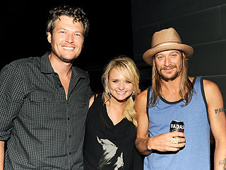 Miranda Lambert & Blake Shelton Sneak In Some Alone Time at Kid Rock's Bash | Blake Shelton, Miranda Lambert