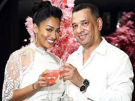 La La Anthony & Her Dad Get Mani-Pedis