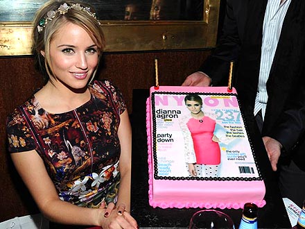 Dianna Agron Enjoys a Dinner Party in Her Honor | Dianna Agron