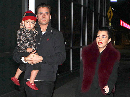 Kourtney & Scott Take Mason to See Disney on Ice