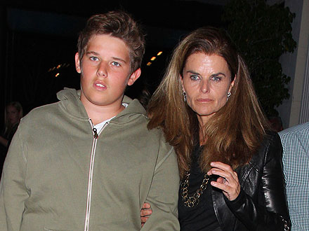 Maria Shriver's Sweet Mother-Son Dinner Date | Maria Shriver