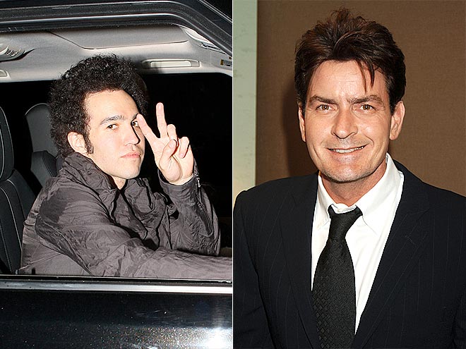 photo | Charlie Sheen, Pete Wentz