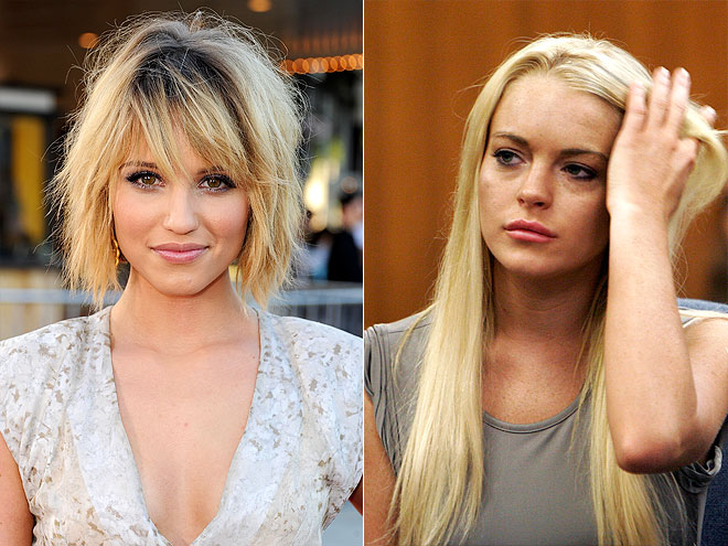 photo | Dianna Agron, Lindsay Lohan
