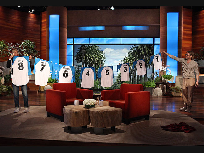 photo | Brad Pitt, Ellen DeGeneres