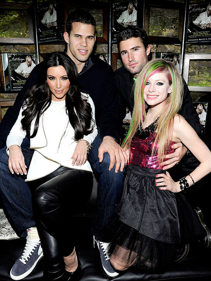 FAMILY TIME   photo | Avril Lavigne, Brody Jenner, Kim Kardashian, Kris Humphries