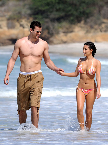 BEACH BABES   photo | Kim Kardashian, Kris Humphries