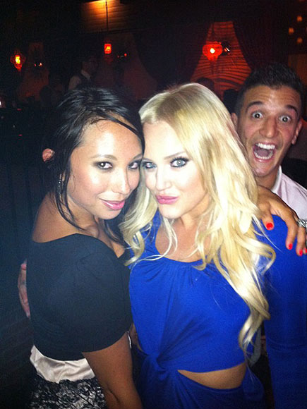 PHOTO BOMB
photo | Cheryl Burke, Lacey Schwimmer, Mark Ballas