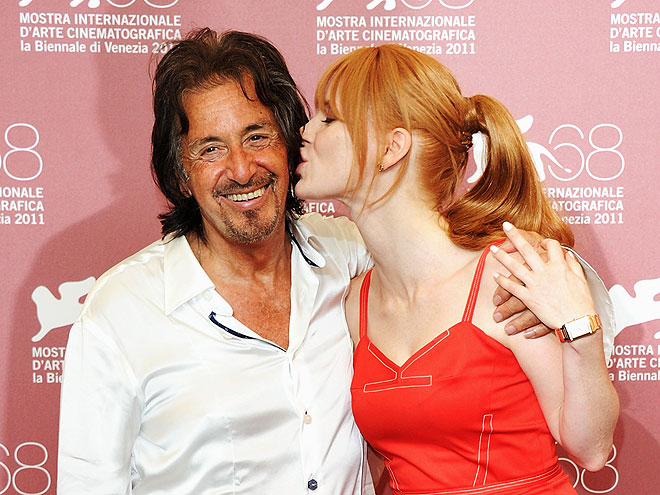 KISSY FACE photo Al Pacino Jessica Chastain