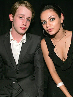 Macaulay Culkin and Mila Kunis