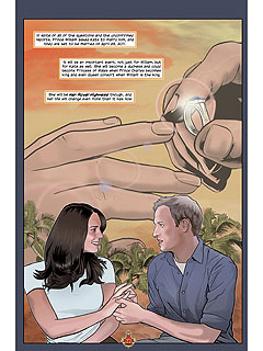 PHOTO: See Will And Kate As Comic Book Characters!| Weddings, Kate Middleton, Prince William