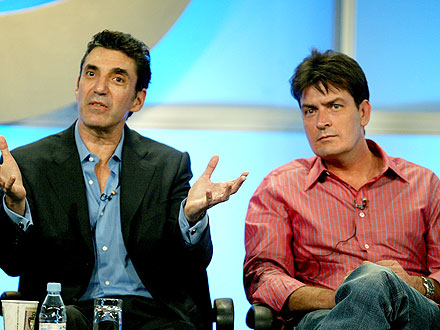 Chuck Lorre and Charlie Sheen