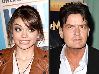 Sarah Hyland 'Creeped Out' by Charlie Sheen on Twitter