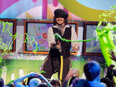 johnny depp kids choice 2011. Kids#39; Choice Awards: Johnny