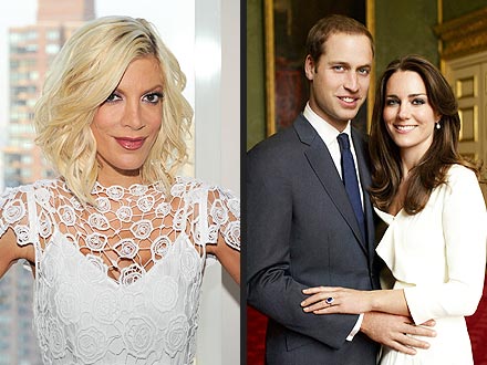 Tori Spelling Reveals Her Royal Wedding Party Plans | Kate Middleton, Prince William, Tori Spelling