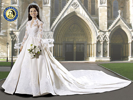 Franklin Mint Unveils Kate Royal Wedding Doll