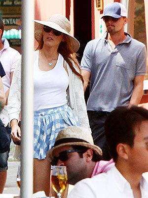 Leonardo DiCaprio and Blake Lively Hang Out in Italy