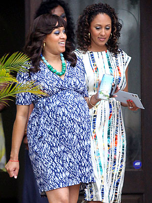 tia mowry baby shower pictures. Tia Mowry Celebrates at a Baby