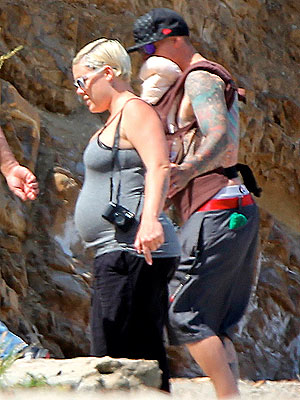 Pink's First Beach Day with Baby Willow | Pink