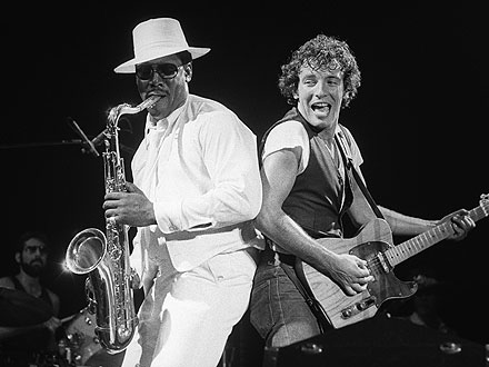 bruce springsteen clarence clemons photos. Clarence Clemons and Bruce