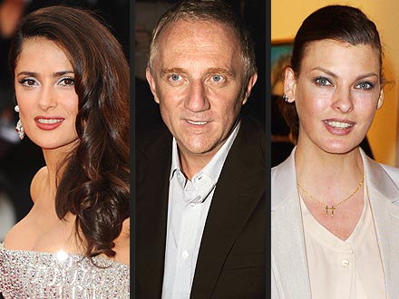 Linda Evangelista Wants $  46,000 in Monthly Child Support: Report | Henri Pinault, Linda Evangelista, Salma Hayek