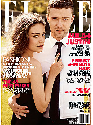 Justin Timberlake and Mila Kunis Talk to Elle Magazine