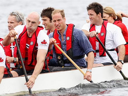 Prince William Beats Kate in Friendly Dragon Boat Race | Prince William