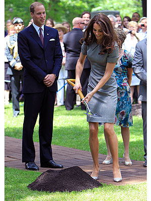 Prince William & Kate Plant a Tree to Symbolize Love | Kate Middleton, Prince William
