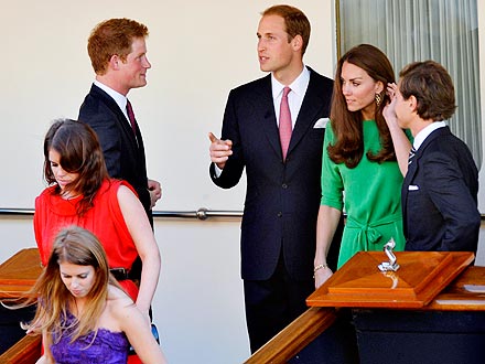Kate Recycles Her Green DVF Dress for Zara Phillips's Yacht Party| Royal Wedding, Weddings, Carole Middleton, Kate Middleton, Mike Tindall, Prince Harry, Prince William, Princess Beatrice, Zara Phillips