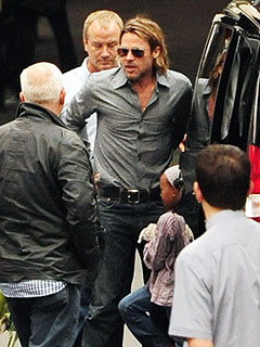 Brad Pitt Hires Private Train for Family and 350 Crew| Angelina Jolie, Brad Pitt, Maddox Jolie-Pitt, Pax Thien Jolie-Pitt, Shiloh Jolie-Pitt, Zahara Jolie-Pitt