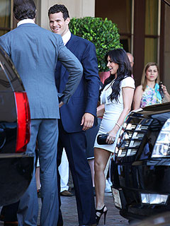 Kim Kardashian Wears White to Rehearsal Dinner | Kim Kardashian, Kris Humphries