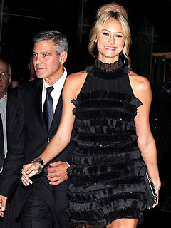 Stacy Keibler Gets Her Rah-Rah Back for Clooney, Obama Basketball Game | George Clooney, Stacy Keibler