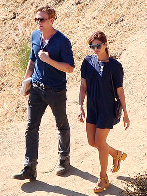 ryan gosling and eva mendes. Ryan Gosling & Eva Mendes Enjoy Hikes, Quiet Date Nights Together | Eva 