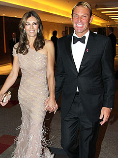 5 Things to Know About Elizabeth Hurley's Fiancé Shane Warne | Elizabeth Hurley, Shane Warne